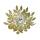 Galix Solar-Seerose mit Blüte in Bruchoptik