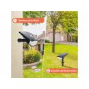 Lot de 2 spots solaires de jardin Luminea
