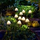 Smart Solar Solar-Bodenleuchte Funghi 10er Set