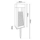 Pulheim solar decorative light, set of 2