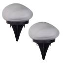 Näve Solar-Leuchtstein Guri 2er Set