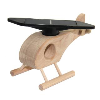 Solar wooden Helicopter