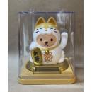 Solar-Wackelfigur Glückshund (Maneki Inu)
