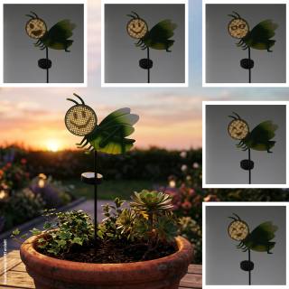 Solar-Gartenstecker Grashüpfer