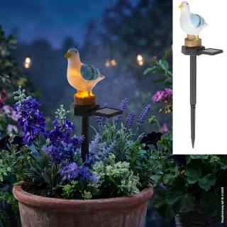 Solar-Gartenstecker Möwe