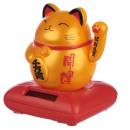 Solar-Wackelfigur Maneki Neko Glückskatze