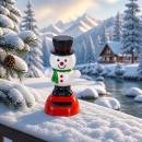 Solar-Wackelfigur Schneemann