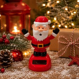 Solar-Wackelfigur Weihnachtsmann