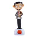 Solar-Wackelfigur Mr Bean & Teddy