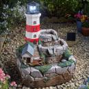 Smart Solar Solar-Wasserbrunnen Leuchtturm