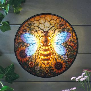 Smart Solar Solar-Dekoscheibe Biene