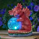 Smart Solar Drache mit Solar-Glaskugel