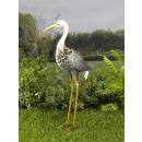 Solar-powered garden figure Metal Heron