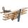Solar-powered wooden kit Triplane