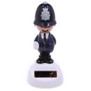 Figurine solaire Policier anglais