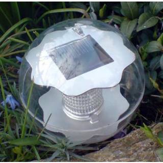 Lampe pour étang solaire flottante