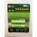Batteries rechargeables (AA) NiMh 1,2 V/600 mAh