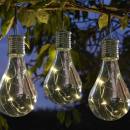 Solar-powered Lightbulb Lantern Eureka Set of 6