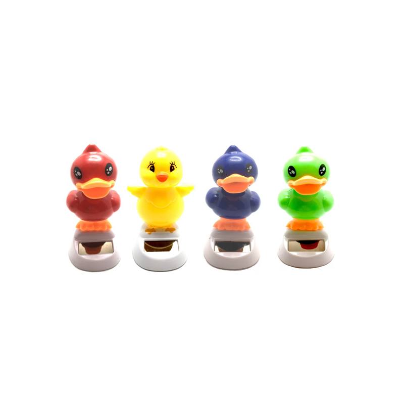Ente Figur Solar Wackelfigur Solarbetriebenes Spielzeug Haus Tischdeko 