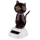 Solar-Wackelfigur Schwarze Katze