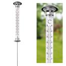 Garden Thermometer with Solar Light on Ground Stake XXL