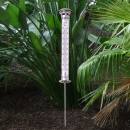 Garden Thermometer with Solar Light on Ground Stake XXL
