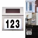 Stainless Steel Solar LED House Number