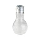 Ampoule &agrave; LED d&eacute;corative aspect craquel&eacute;, avec chargement solaire et capteur de luminosit&eacute;