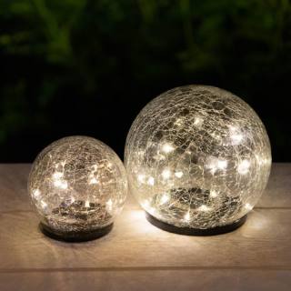 Solar Glass Sphere Lamp