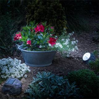 Solar-powered Stone Light