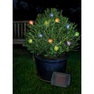 SolarCosa Solar-Lichterkette bunt 20 LED