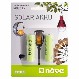 Näve Akku AA NiMh 1,2 V/600 mAh 2er Set