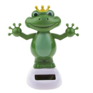 Solar-Wackelfigur Froschkönig