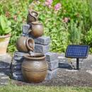 Pot Falls solar-powered Fountain