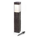 esotec Solar-Standleuchte Rattan