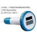 Solar water thermometer