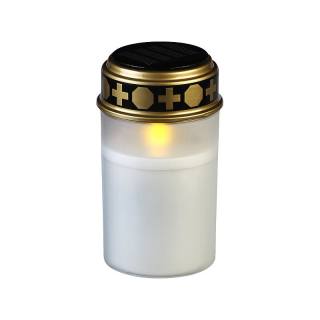 Solar-powered graveside memorial light Graveside Candle