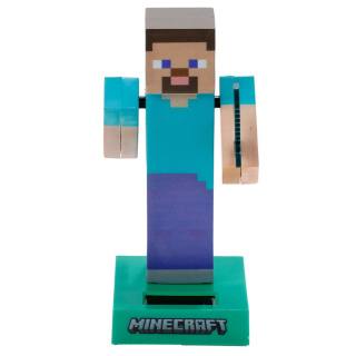 Solar-powered Wobbling figure Minecraft Steve