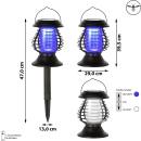 Solar decorative light mosquito killer