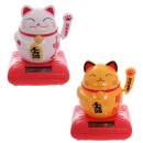 Solar-powered model with movable parts Waving Cat