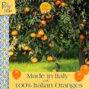 Orange flavored hard candies 1000 g