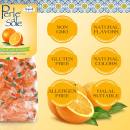 Orange flavored jelly beans 200 g