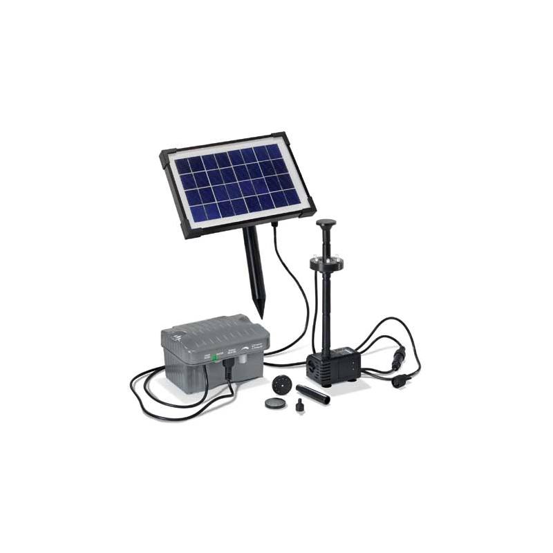 Esotec Solar Wasserspeier Seepferdchen Ida - Kupferoptik Mit Pumpe Für Gartenteich