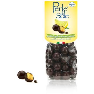 Sphères de chocolat noir aux cubes de citron confit 150 g